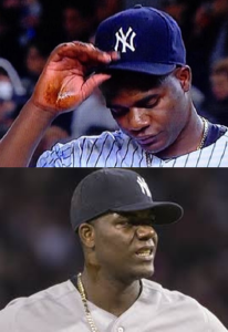 Michael Pineda was suspended for 10 games after being caught using pine tar against the Red Sox in April…twice! 