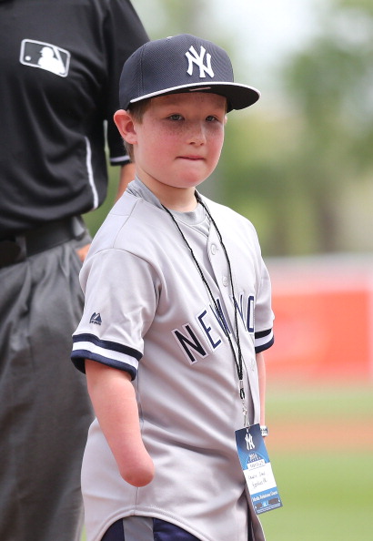 Landis Sims, New York Yankee for a day.