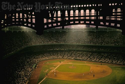Yankee Stadium night Baseball