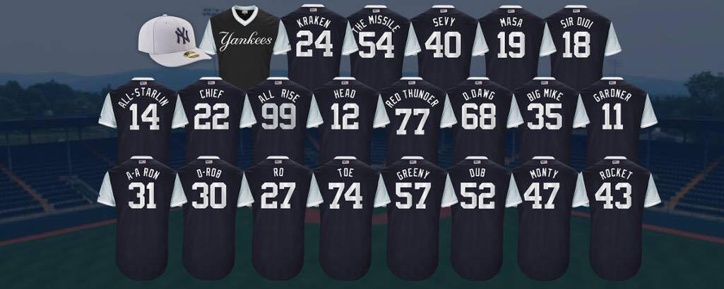 Yankees to wear nicknames on jerseys from Aug. 25-27, Bronx Pinstripes