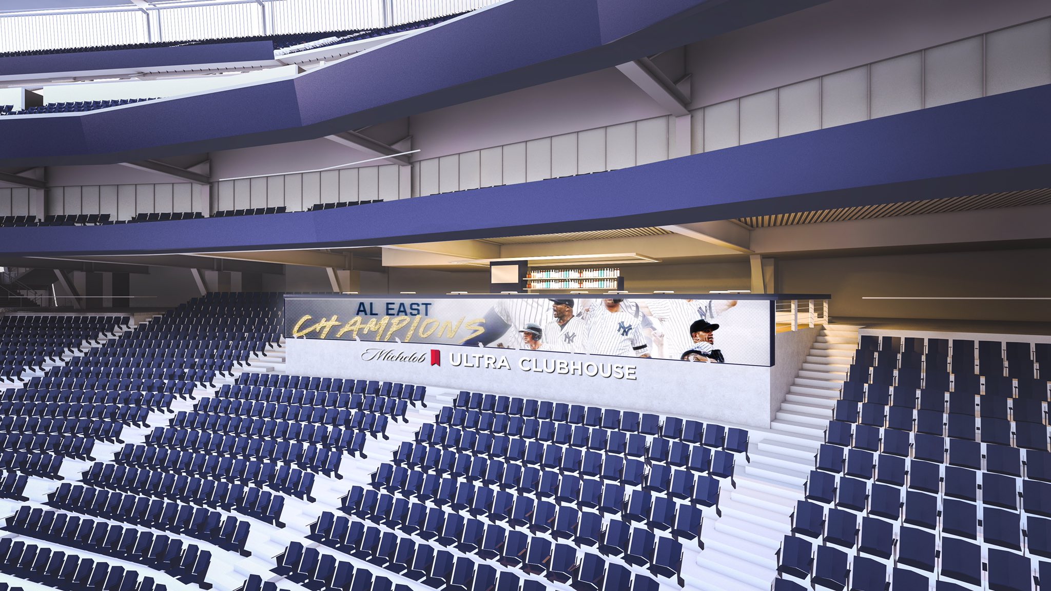 Yankees announce new social gathering spaces at the Stadium