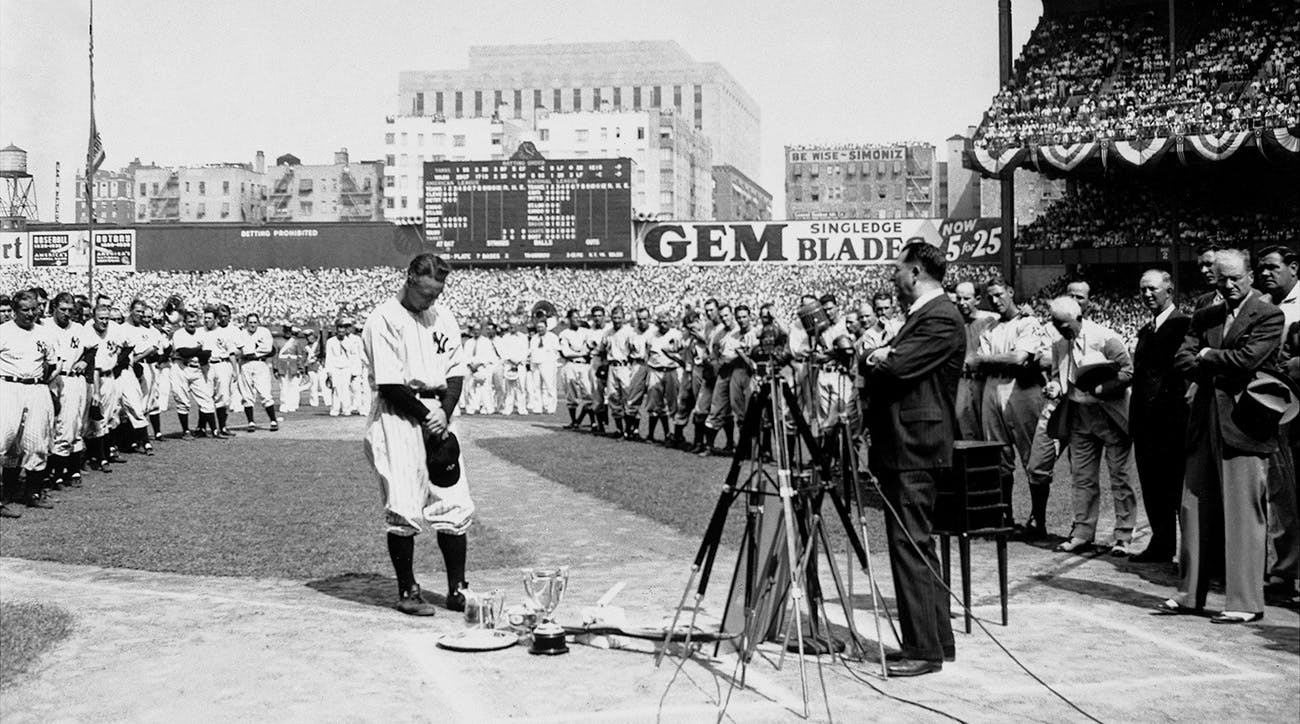 Yankees Fourth of July memories: Lou Gehrig's 'Luckiest Man' Speech, Bronx  Pinstripes
