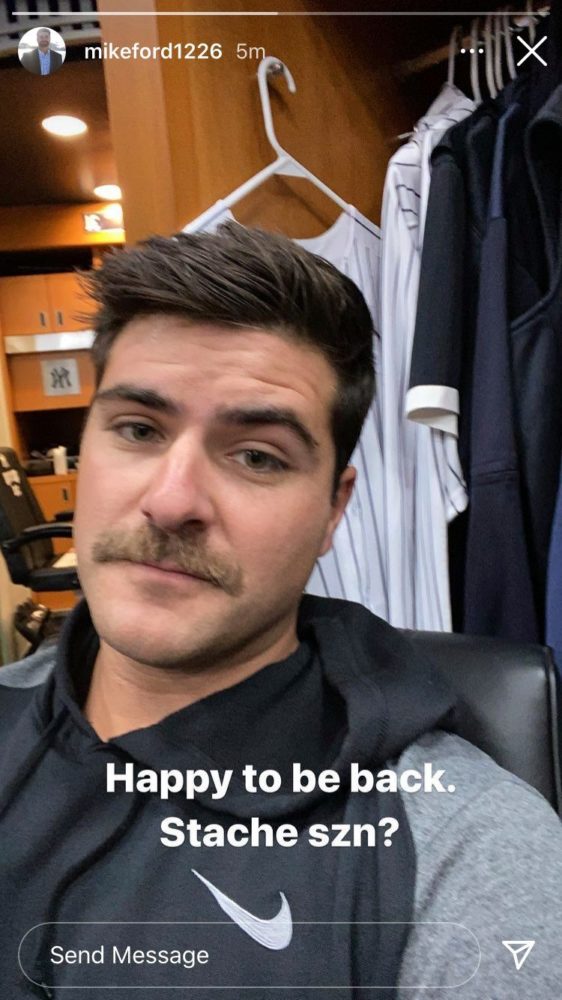 Mike Ford brings the power of the stache, Bronx Pinstripes