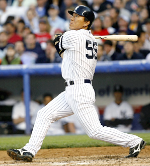 April 8, 2003 - Hideki Matsui Wastes No Time Winning Fans