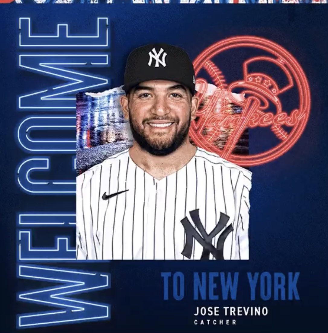 Jose Trevino is the new Yankees catcher.